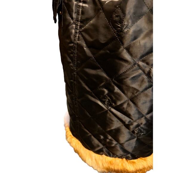 Baby Phat Womens XL Winter Long Puffer Coat Vintage Y2K Street Wear Designer - Picture 14 of 15